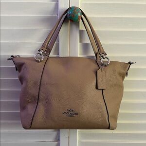 Coach Kacey Pebbled Leather Satchel and Crossbody